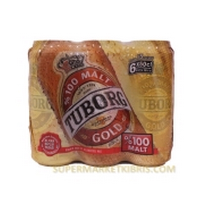 TUBORG GOLD %100 MALT 50CL KUTU*6