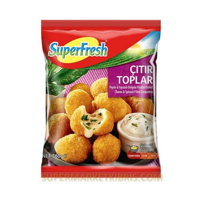 SÜPER FRESH ISPANAK PEYNİR DOLGULU KROKET 360GR
