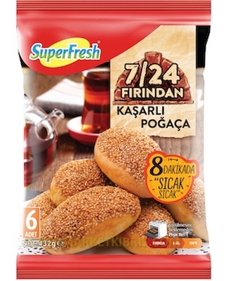 SÜPER FRESH FIRINDAN KAŞARLI POĞAÇA 6 LI 420GR