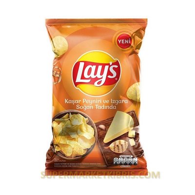 LAYS CİPS KAŞAR PEYNİRİ IZGARA SOĞAN 104 GR