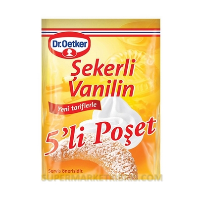 DR.OETKER ŞEKERLİ VANİLİN 5 ADET 25 GR