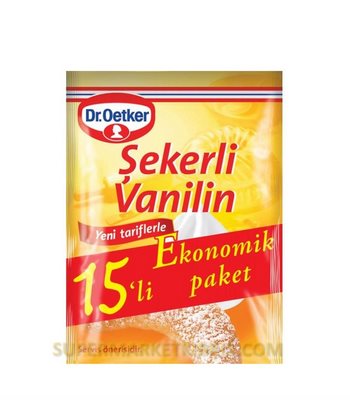 DR.OETKER ŞEKERLİ VANİLİN 15 ADET
