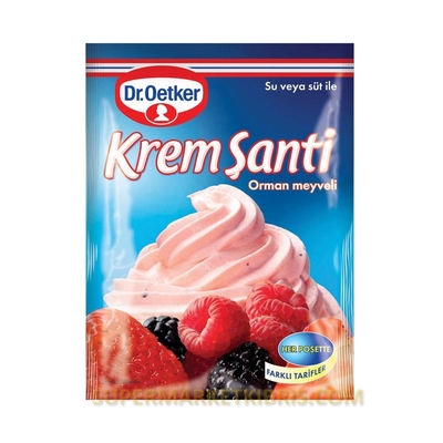 DR OETKER KREM ŞANTİ ORMAN MEYVELİ 75 GR