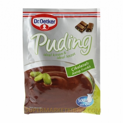 DR OETKER PUDİNG ÇİKOLATA ANTEP FİSTİKLİ 100GR