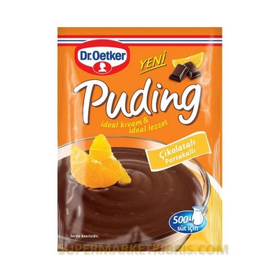 DR OETKER PUDİNG ÇİKOLATALI PORTAKALLI 102 GR