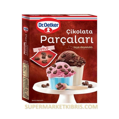 DR OETKER DAMLA ÇİKOLATA PARÇALARI SÜTLÜ 70GR