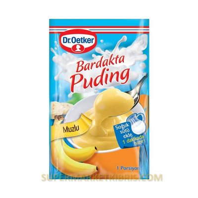 DR.OETKER BARDAKTA PUDING MUZLU 30G