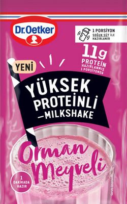 DR OETKER BARDAKTA PUDİNG ORMAN MEYVELİ YÜKSEK PROTEİNLİ 15 GR