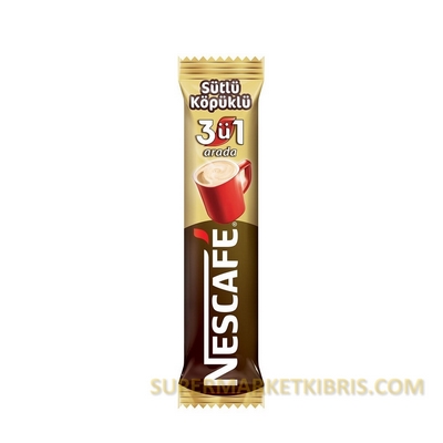 NESCAFE SÜTLÜ KÖPÜKLÜ 3 Ü 1 ARADA 17,4 GR