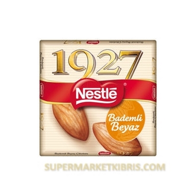NESTLE 1927 BADEMLİ BEYAZ KARE ÇİKOLATA 60GR