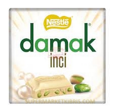 NESTLE DAMAK İNCİ ANTEP FISTIKLI ÇİKOLATA 60GR