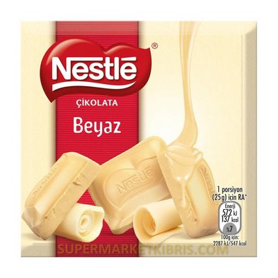 NESTLE CLASSİC BEYAZ KARE ÇİKOLATA 60GR