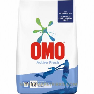 OMO TOZ ÇAMAŞIR DETERJANI BEYAZLAR 5500GR