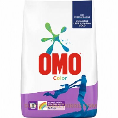 OMO TOZ ÇAMAŞIR DETERJANI RENKLİLER 5500GR