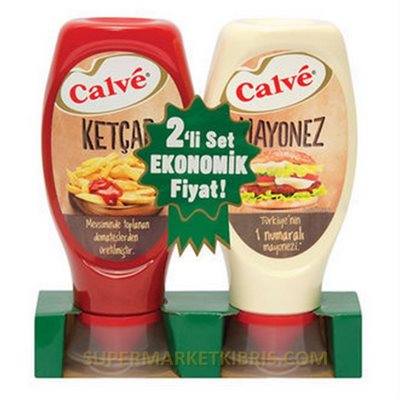 CALVE KETCAP REGULAR&MAYO 750GR