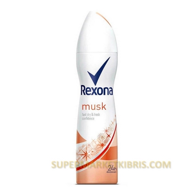 REXONA DEODORANT MUSK PUDRASIZ 150ML