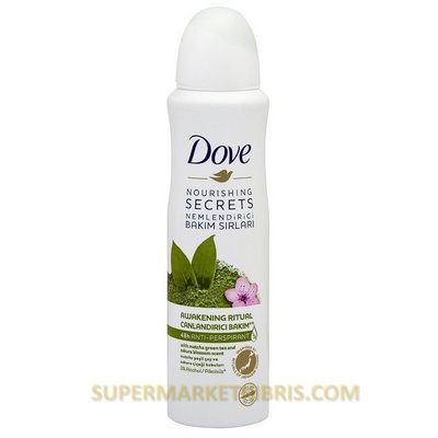 DOVE DEODORANT SPREY MATCHA 150ML
