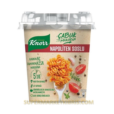 KNORR ÇABUK MAKARNA NAPOLİTEN SOSLU 67 GR