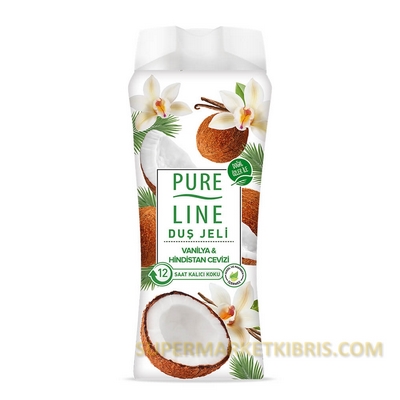 PURE LİNE VANİLYA VE HİNDİSTAN CEVİZİ DUŞ JELİ 400ML