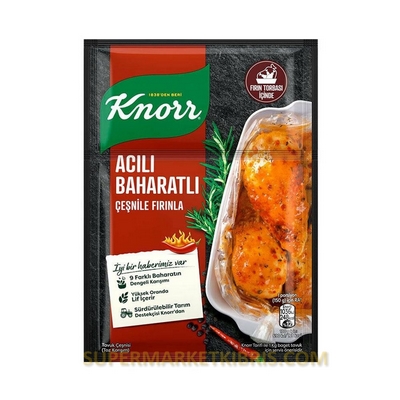 KNORR ACILI VE BAHARATLI FIRINDA TAVUK ÇEŞNİSİ 31 GR