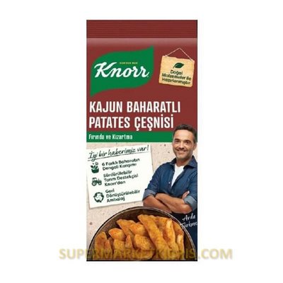 KNORR KAJUN BAHARATLI PATATES ÇEŞNİSİ 60GR