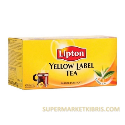 LİPTON YELLOW LABEL BARDAK ÇAY 50GR (25 Lİ)