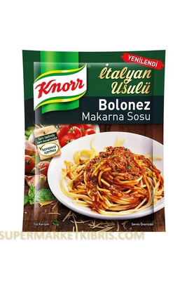 KNORR BOLONEZ MAKARNA SOSU İTALYAN USÜLÜ 45 GR