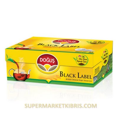 DOĞUŞ BLACK LABEL DEMLİK POŞET ÇAY 48 ADET 153 GR