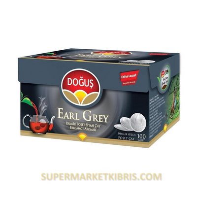 DOĞUŞ EARLY GREY DEMLİK POŞET SİYAH ÇAY 100 ADET