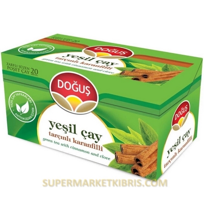 DOĞUŞ YEŞİL ÇAY TARÇIN&KARANFİL 20 ADET 35 GR