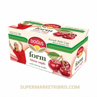 DOĞUŞ BİTKİ ÇAYI FORM KİRAZ SAPLI 20 ADET