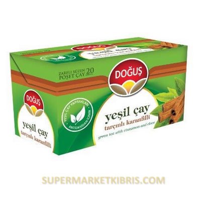 DOĞUŞ YEŞİL ÇAY FORM TARÇIN 20 ADET