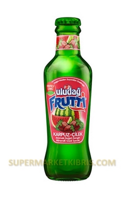 ULUDAĞ FRUTTİ KARPUZ&ÇİLEK AROMALI SODA 200ML