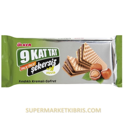 ÜLKER 9 KAT TAT FINDIKLI ŞEKERSİZ 118 GR