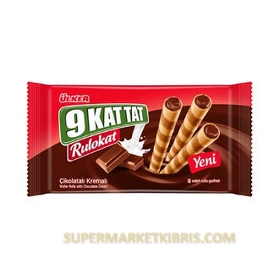 ÜLKER 9 KAT TAT RULOKAT GOFRET 42 GR ÇİKOLATALI KREMALI