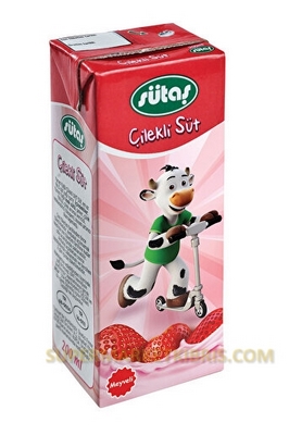 SUTAS CILEKLI SUT 200ML