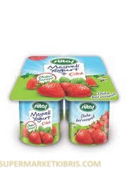 SÜTAŞ MEYVELİ YOĞURT ÇİLEK 4 X 115 GR