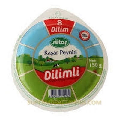 SÜTAŞ 8 DİLİM KAŞAR PEYNİRİ 150GR