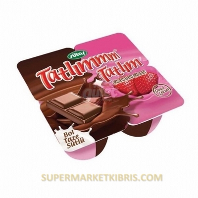 SÜTAŞ TATLIMM ÇİKOLATA ÇİLEK 4X75GR