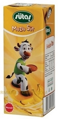 SÜTAŞ MUZLU SÜT 200ML