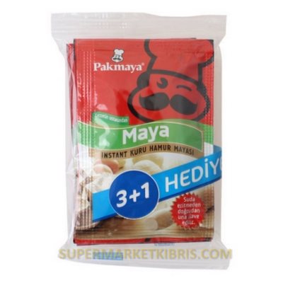 PAKMAYA İNSTANT KURU HAMUR MAYASI 10GR 3 ADET