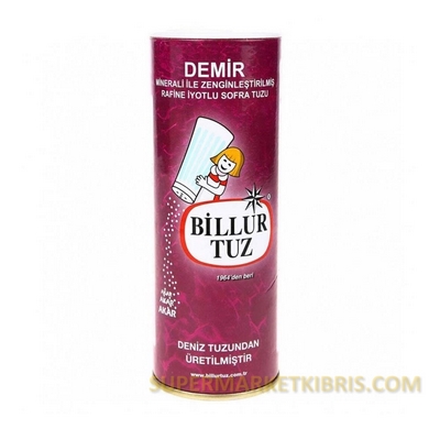 BİLLUR DEMİR TAKVİYELİ TUZ 500GR