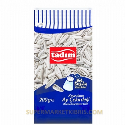 TADIM SİYAH ÇEKİRDEK BOL TUZLU 180GR