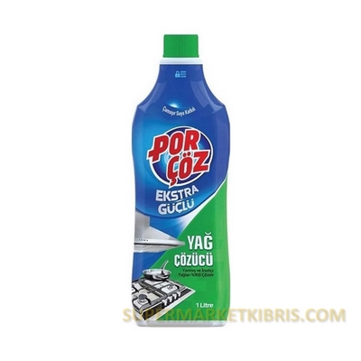 PORÇÖZ YAĞ VE KİRE ÇÖZÜCÜ 1LT