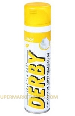 DERBY TİRAŞ KÖPÜĞÜ LİMON 200ML