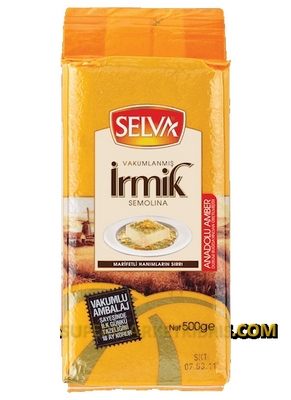 SELVA İRMİK VAKUMLU 500GR