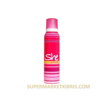 SHE DEODORANT İS FUN KADİN 150ML