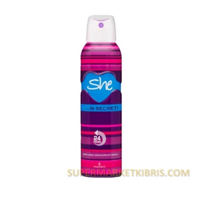 SHE DEODORANT İS SEXY KADİN 150ML
