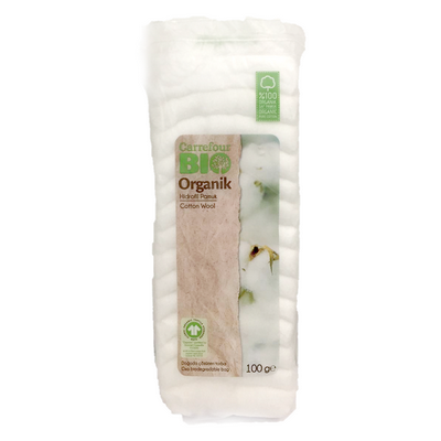 CARREFOUR BIO ORG. HIDROFIL PAMUK 100GR