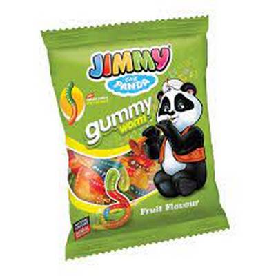 JIMMY GUMMY WORMS 80G